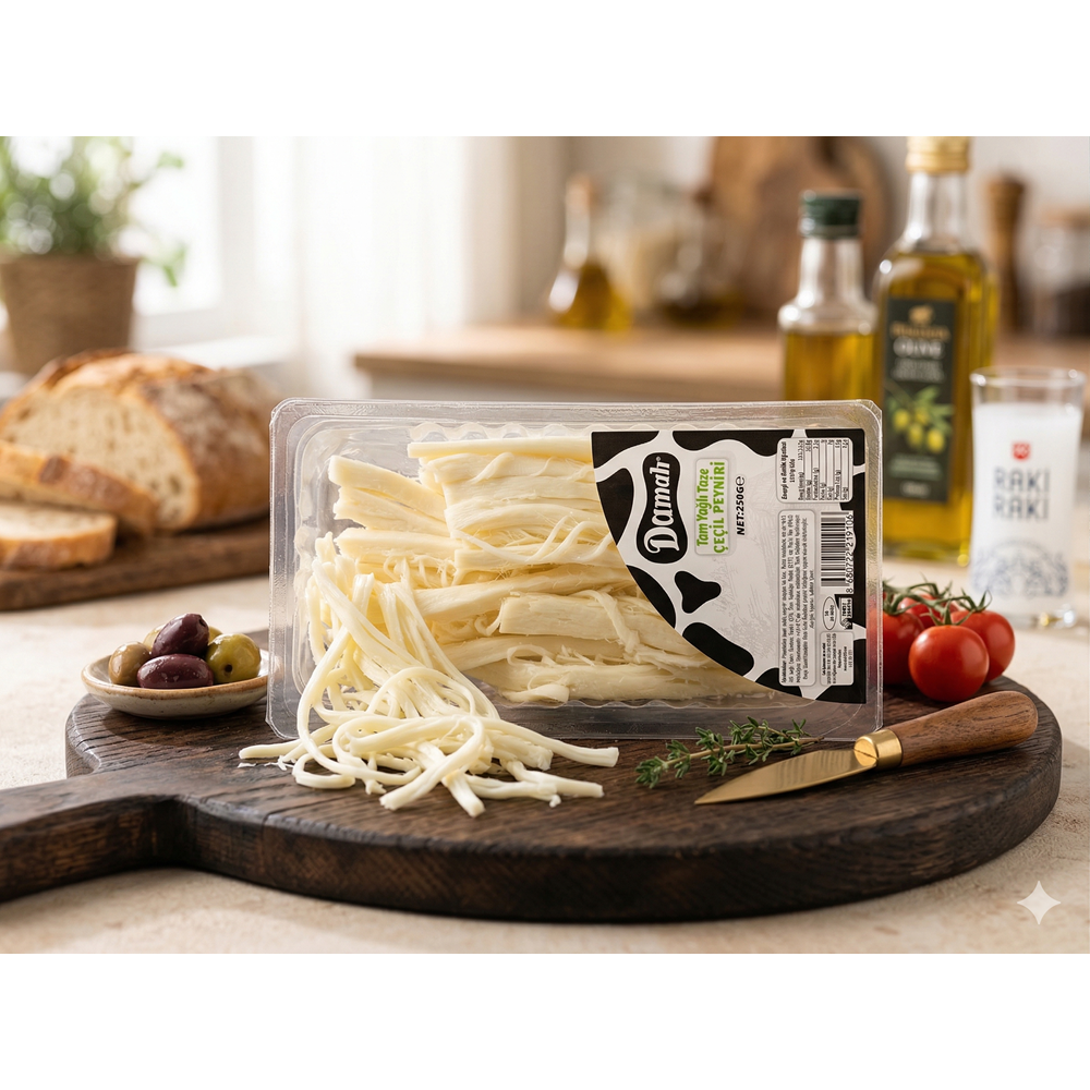 Tam Yağlı Taze Çeçil Peyniri