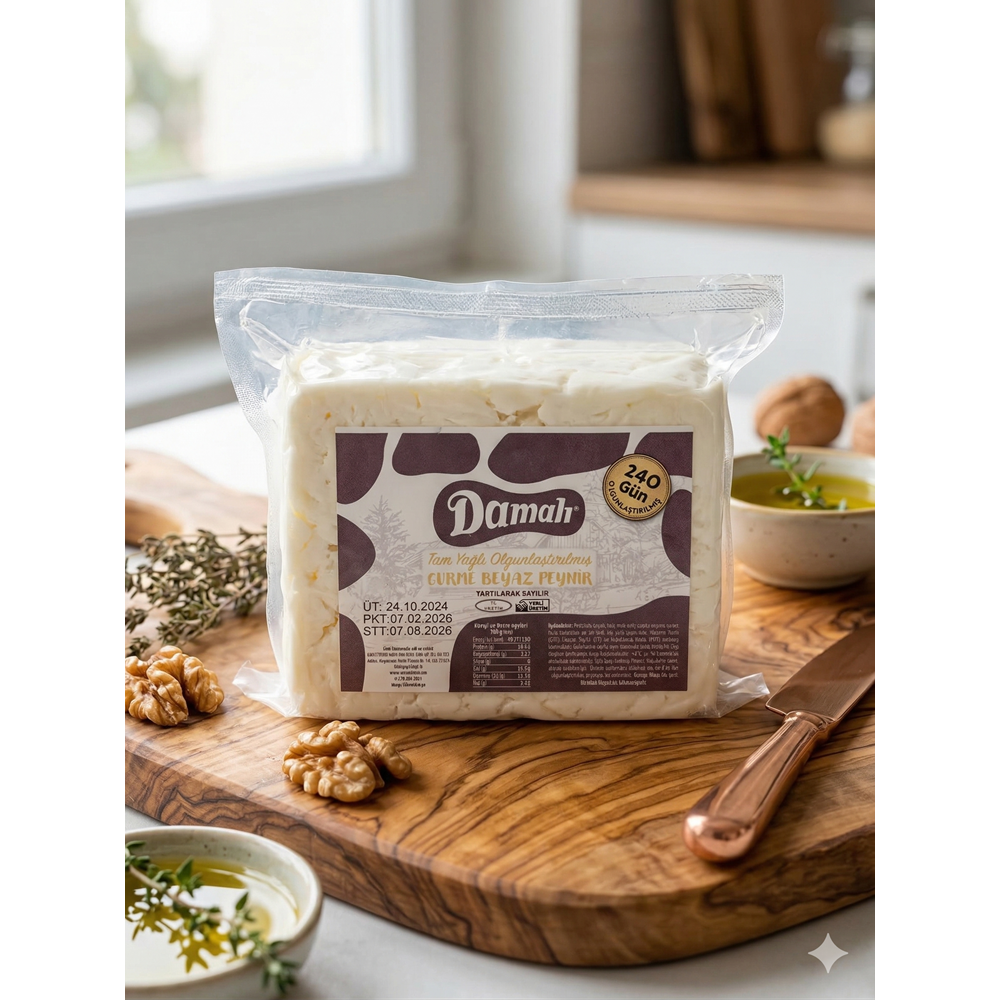 Tam Yağlı Olgunlaştırılmış Gurme Beyaz Peynir (240 Gün Bekletilmiş)