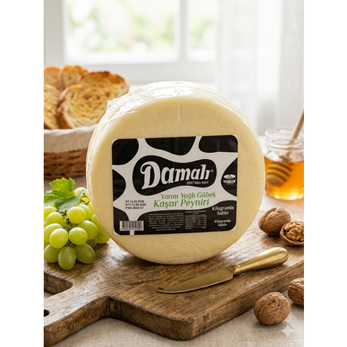 Yarım Yağlı Göbek Kaşar Peyniri