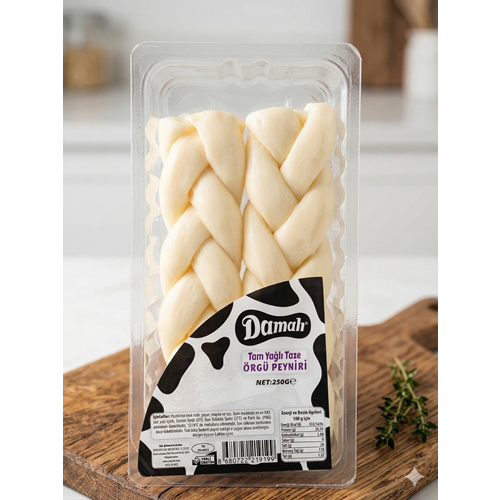 Tam Yağlı Taze Örgü Peyniri