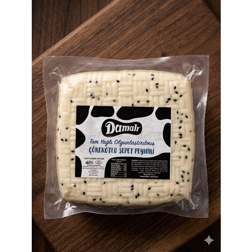 Tam Yağlı Olgunlaştırılmış Çörekotlu Sepet Peyniri